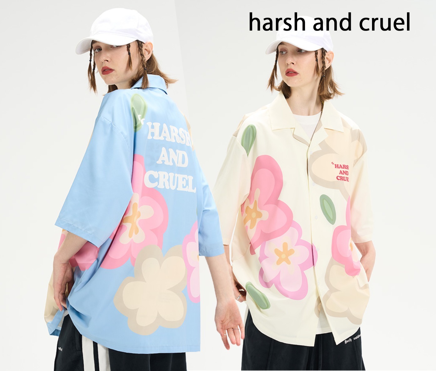 送料関税込み[HARSH and CRUEL]シャツ★男女兼用★新作★大人気