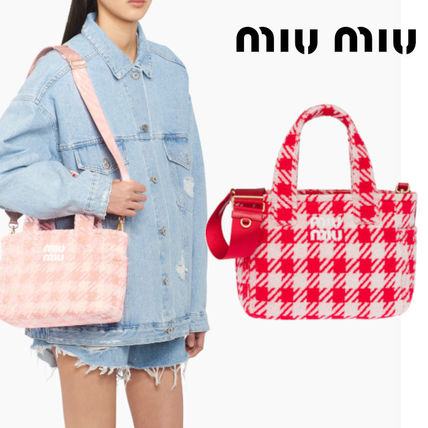 ギンガムチェック MiuMiu x バッグ・カバン(レディース) - 海外通販のBUYMA