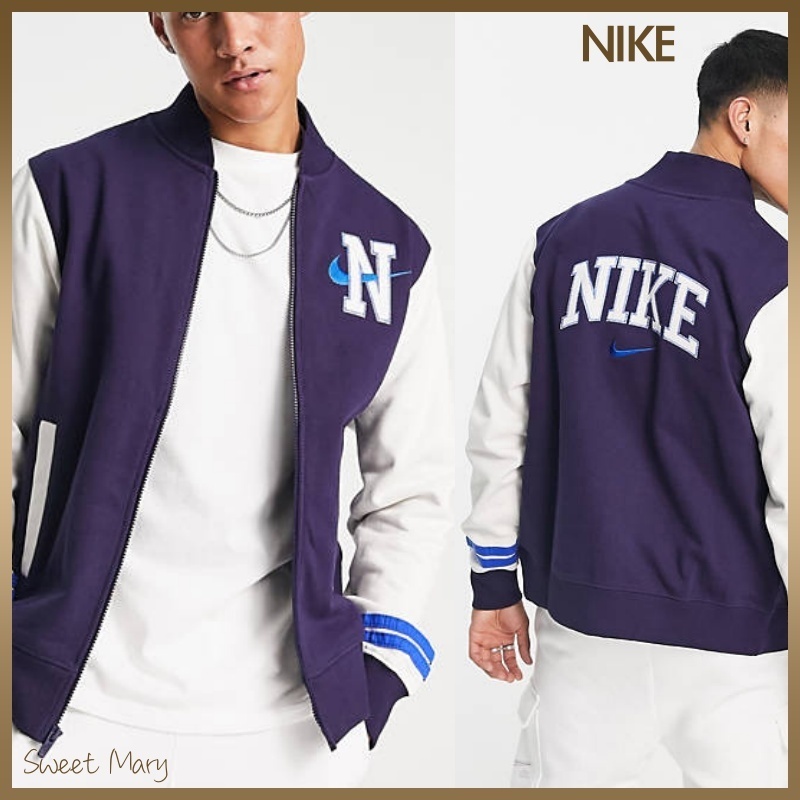 バーゲンで Nike☆Retro/ロゴ カラーブロック スタジャン♪【送料込】 スタジャン バーゲンで Nike☆Retro/ロゴ カラーブロック スタジャン♪【送料込】 スタジャン