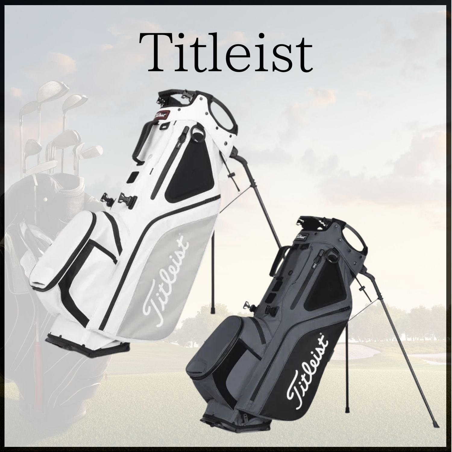 Titleist ハイブリッド5 キャディーバッグ 軽量 (Titleist/キャディー