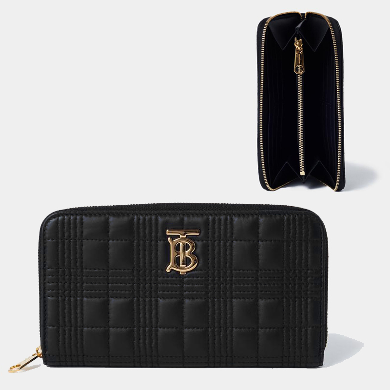 関税負担なし☆Burberry ローラ ラウンドジップウォレット