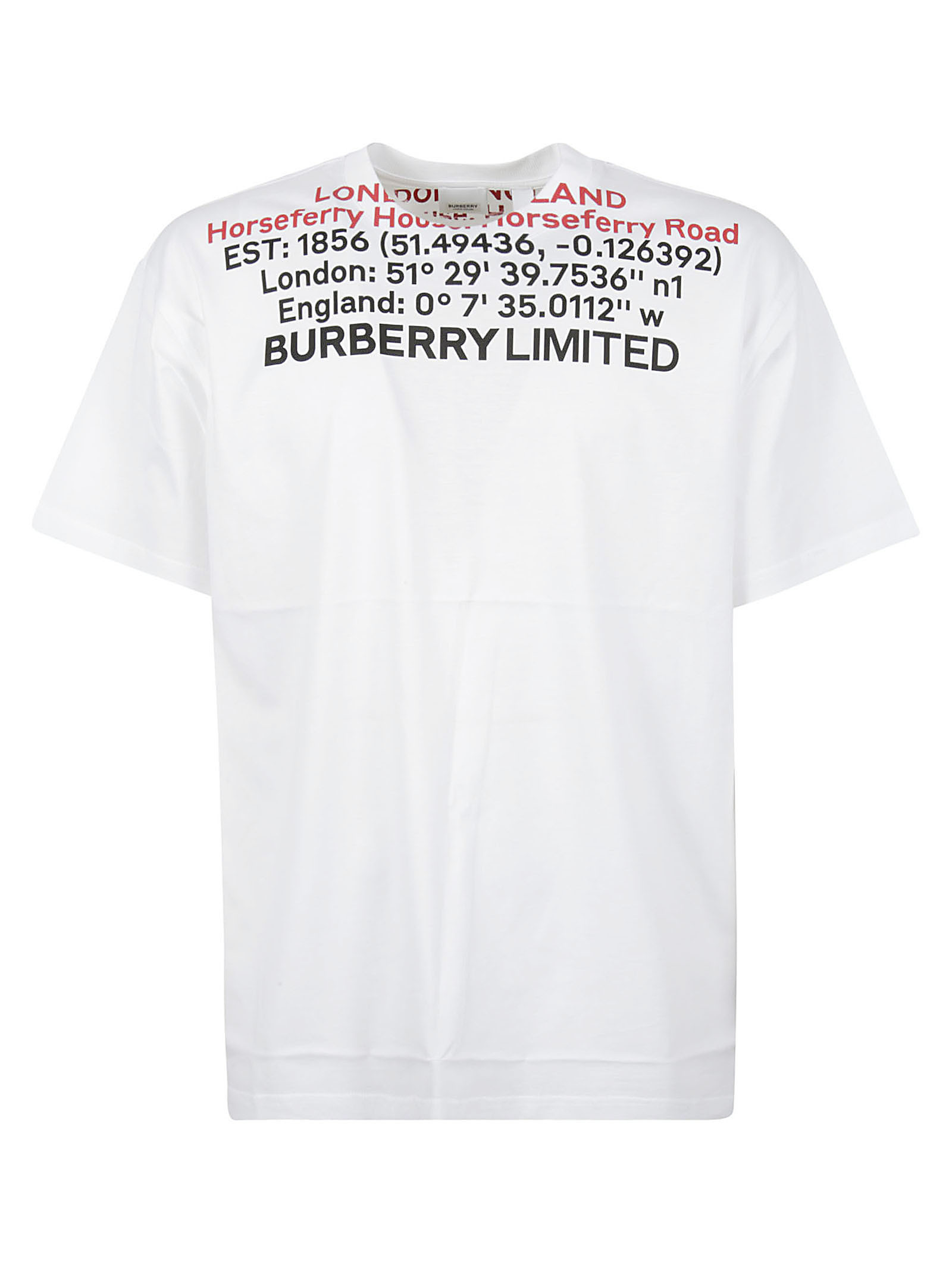 BURBERRY プリント オーバーサイズ Tシャツ White - bpconstructores.com