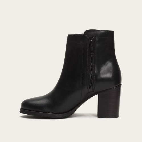FRYE ショートブーツ・ブーティ ☆FRYE(フライ)☆アディ ダブルジップ ミッドヒール ブーティー(4)