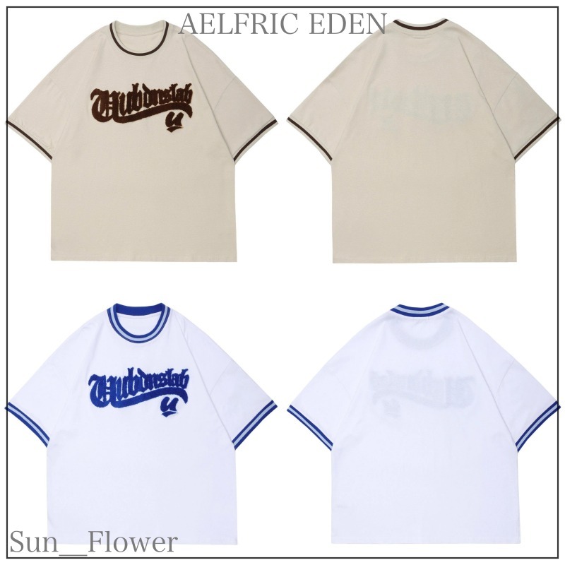 かわいい! 刺繍ロゴ ユニセックス Eden◇◆ ◆◇Aelfric Tシャツ 2colors / Tシャツ・カットソー かわいい! 刺繍ロゴ ユニセックス Eden◇◆ ◆◇Aelfric Tシャツ 2colors / Tシャツ・カットソー