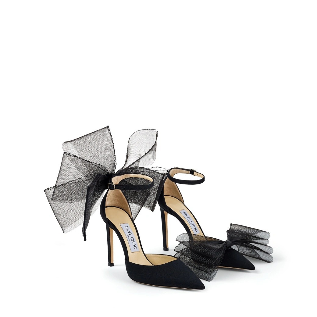 JIMMY CHOO の靴♪ ★ AVERLY Asymmetric Grosgrain ★ 100mm