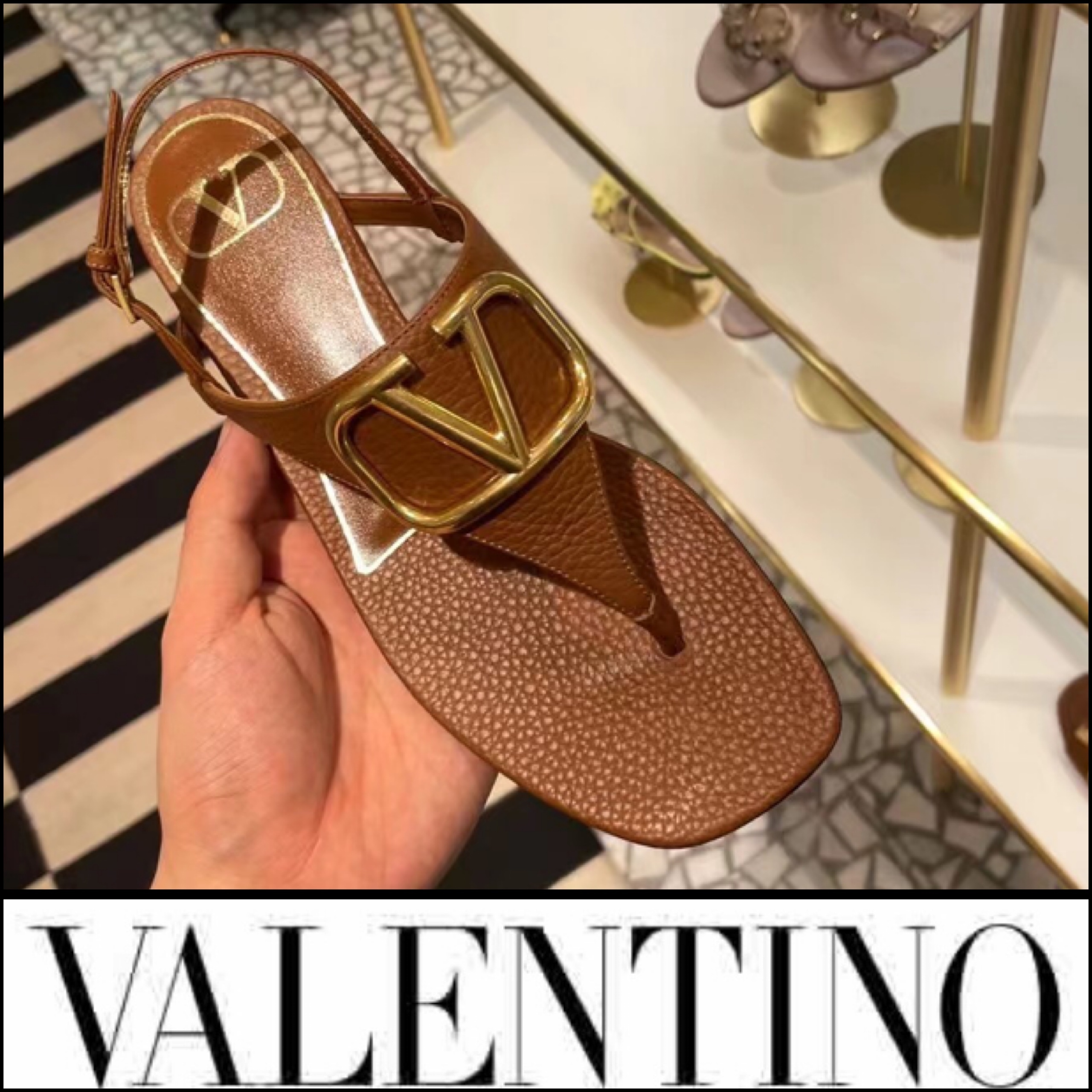 日本最大級 VALENTINO Vロゴサンダル ストラップサンダル レザー サンダル・ミュール 日本最大級 VALENTINO Vロゴサンダル ストラップサンダル レザー サンダル・ミュール