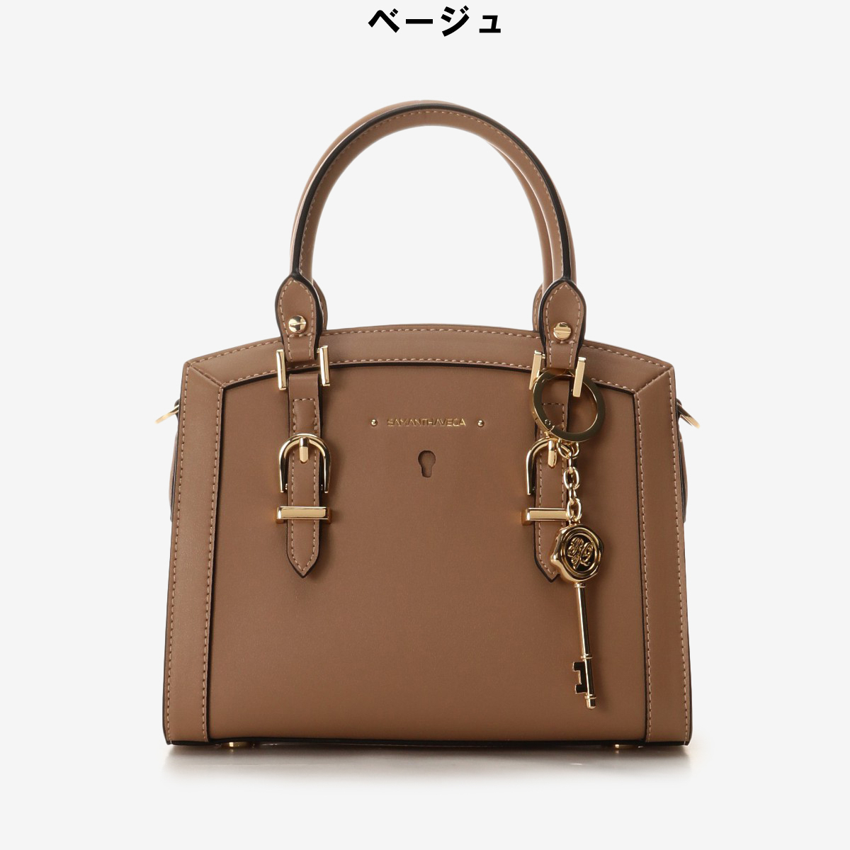 Samantha Thavasa ハンドバッグ 大人気!! SAMANTHAVEGA 鍵穴モチーフハンドバッグ(9)
