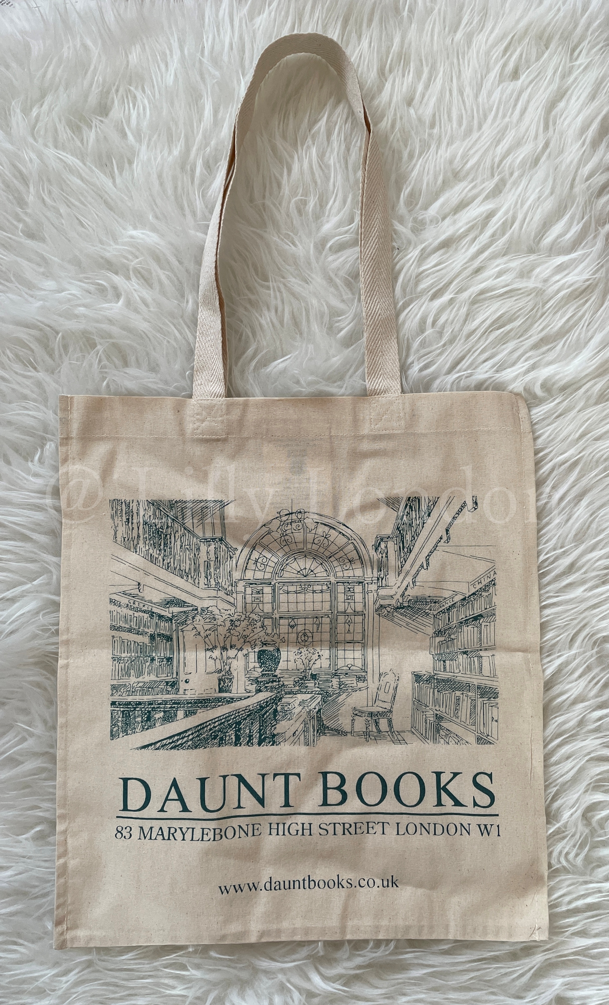 ロンドン発★ DAUNT BOOKS マチ無し トートバッグ エコバッグ