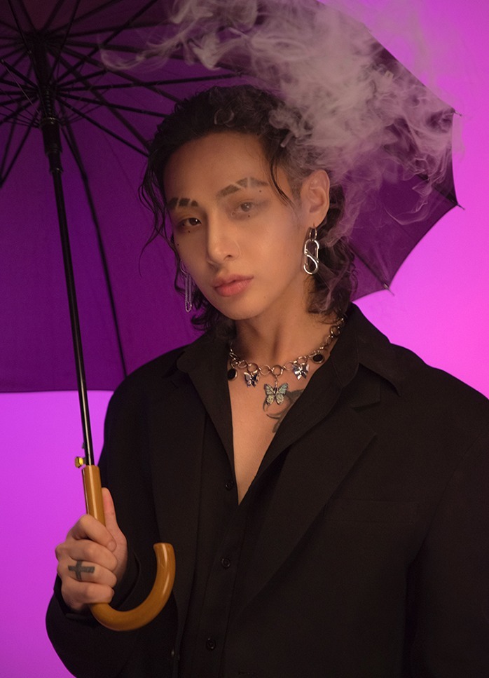 ★人気★【BLACKPURPLE】★5P Signature butterfly necklac.e★ ☆人気☆【BLACKPURPLE】☆5P Signature butterfly necklac.e