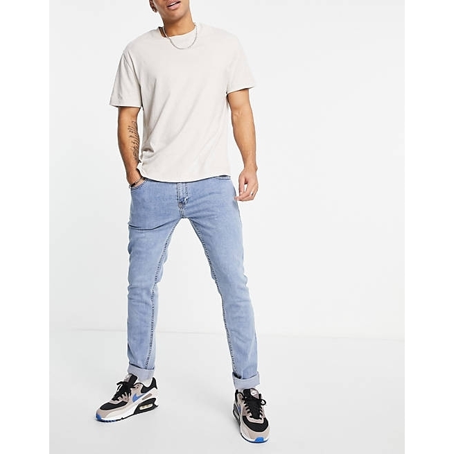 ASOS チノパンツ ASOS♡送料込 Farah Drake stretch jeans in light wash(3)