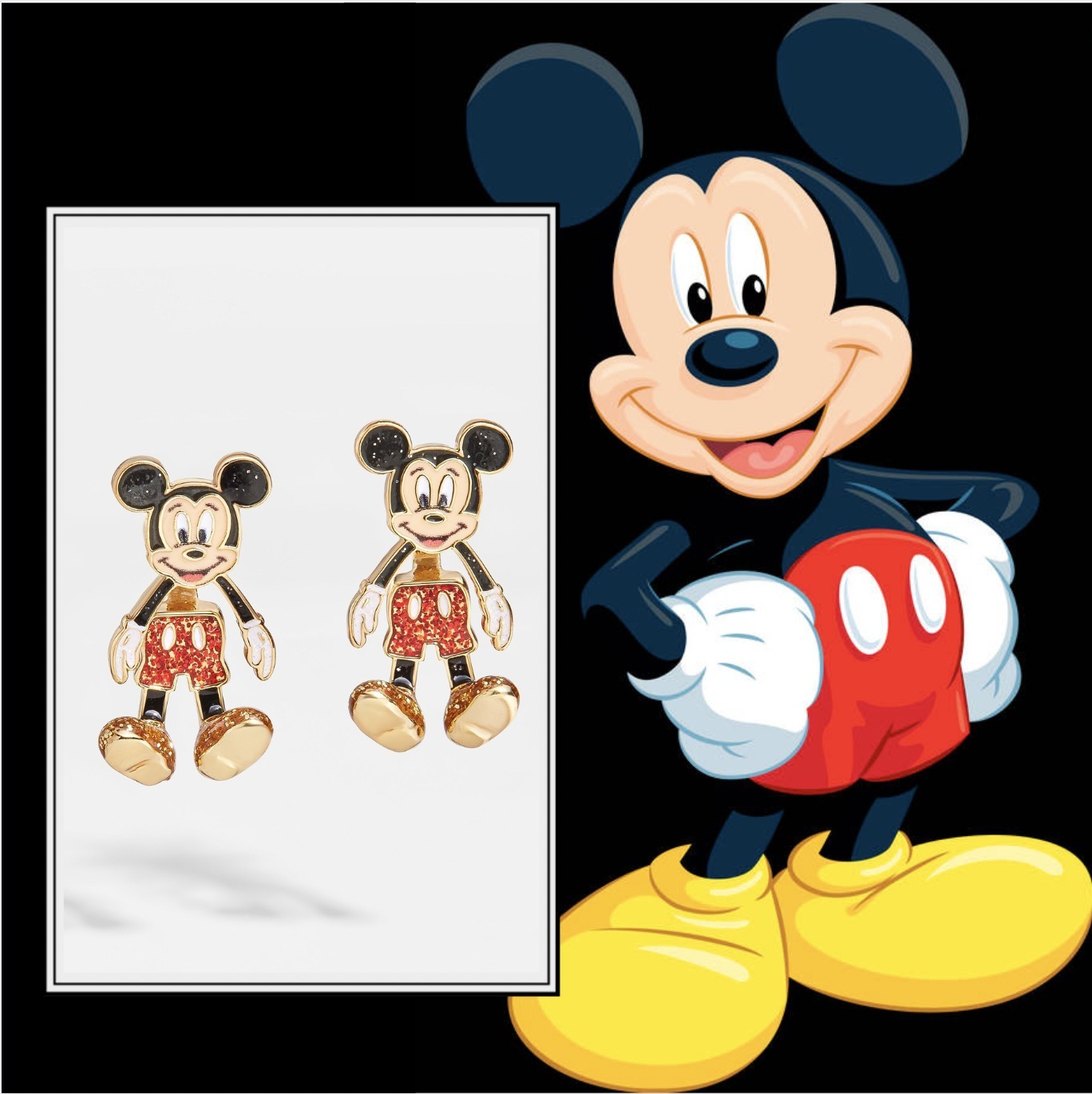 ディズニー ミッキーマウス キャラクター ピアス Disney