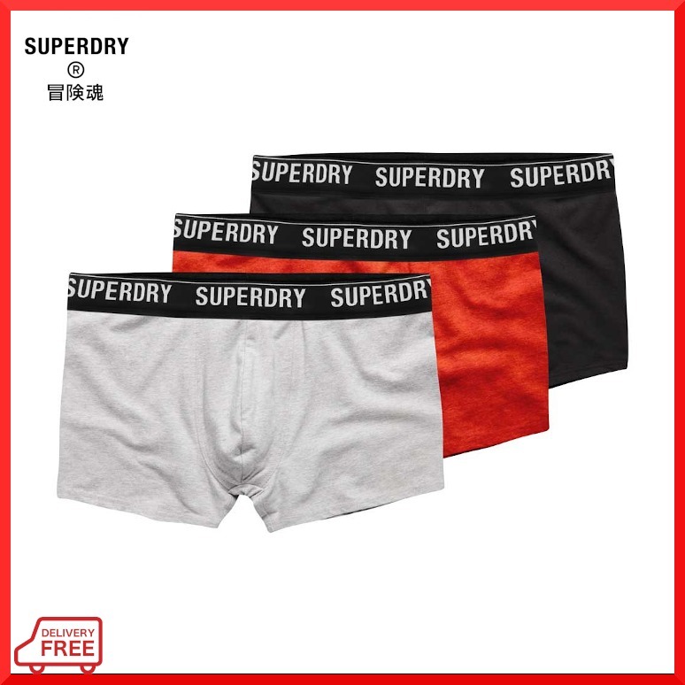 日本未入荷【Superdry】3パック Trunk Multi 関税/送料込み