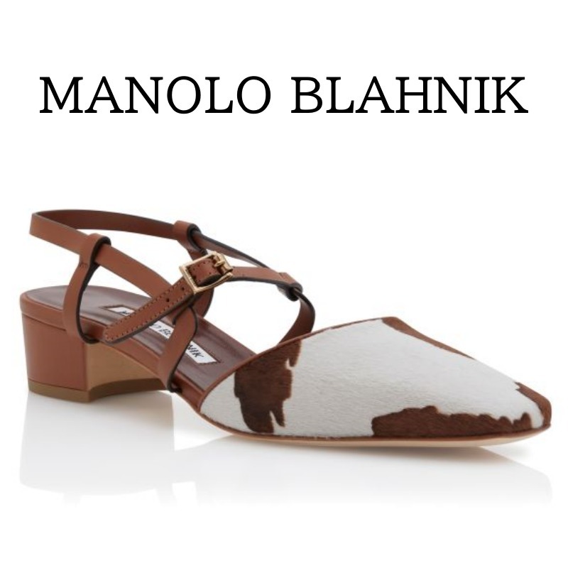 国内外の人気集結! 【MANOLO BLAHNIK】カウプリント レザー パンプス 30mm パンプス 国内外の人気集結! 【MANOLO BLAHNIK】カウプリント レザー パンプス 30mm パンプス
