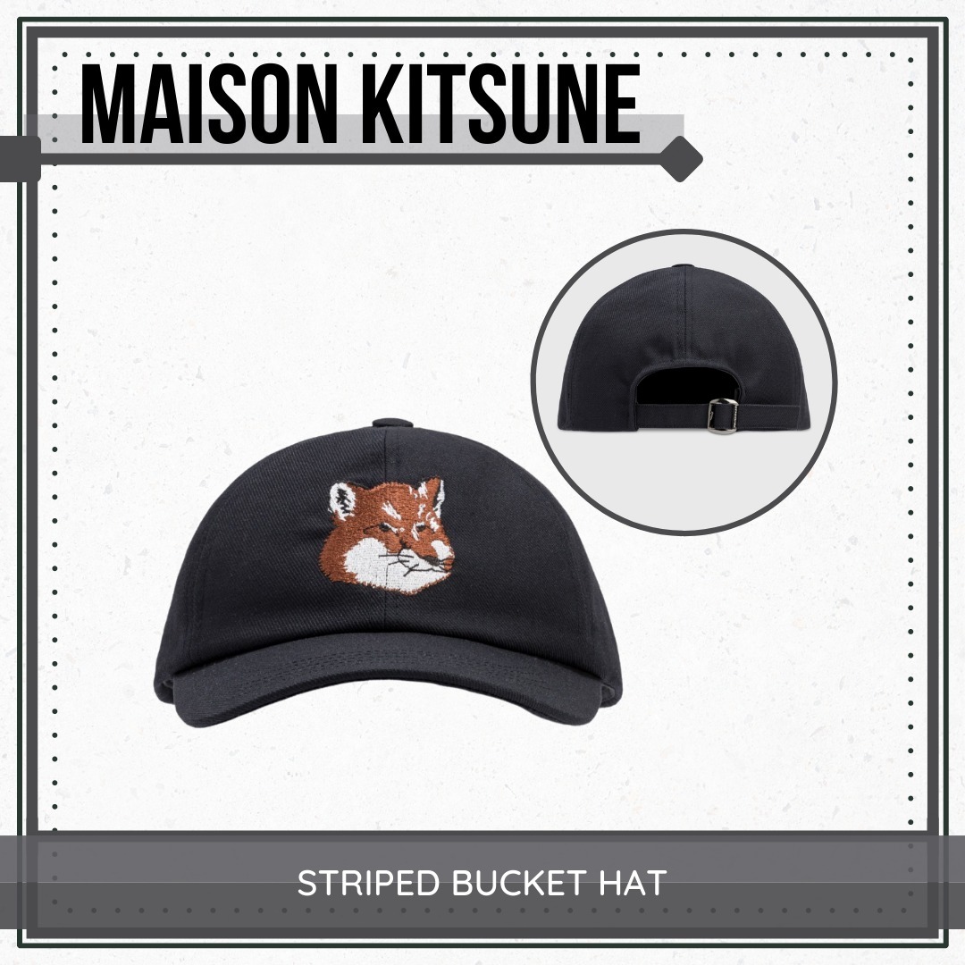 30 割引安い購入 Maison Kitsune Large Fox Head Embroidery 6p Cap送料関税込 Maison Kitsune キャップ キャップ 帽子 Falconmx Com