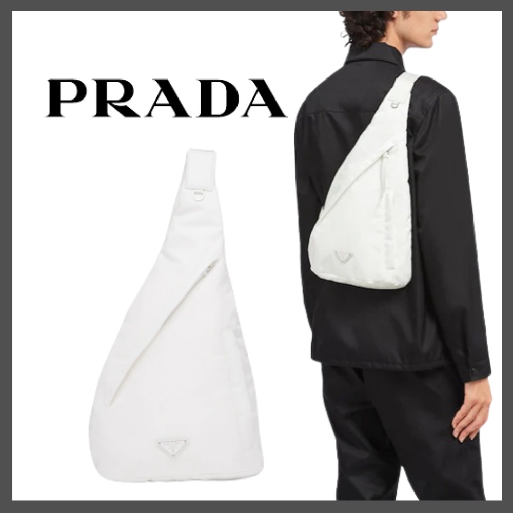 PRADA】Re-Nylon xレザー バックパック Bianco - www.construnoticias.com