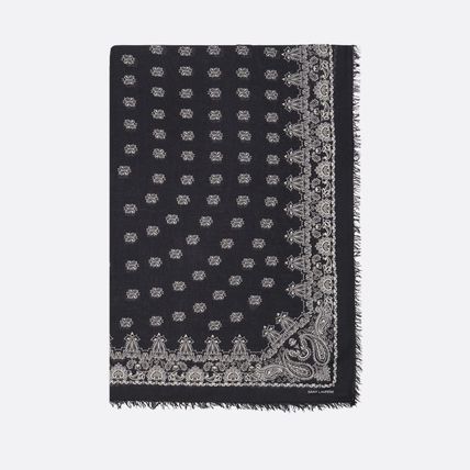 今年も話題の 関税,送料込★サンローラン ストライプ ニットスカーフ マフラー マフラー Saint Laurent x マフラー(メンズ)|新作を海外通販【BUYMA】