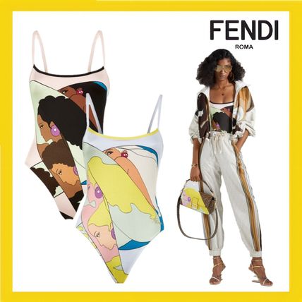 FENDI*新作*リバーシブルスイムスーツ ヘアドゥガールズ FFロゴ FENDI*新作*リバーシブルスイムスーツ ヘアドゥガールズ FFロゴ