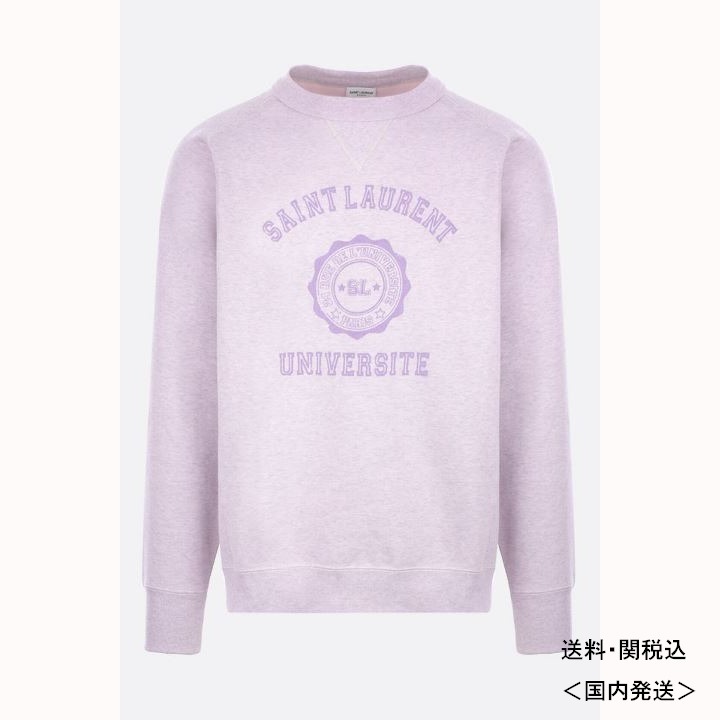 【SAINT LAURENT】UNIVERSITE スウェットシャツ