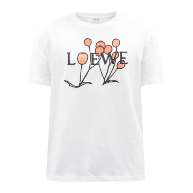 ☆LOEWE☆ ハーバリウム コットン ブレンド Tシャツ (LOEWE/Tシャツ ...