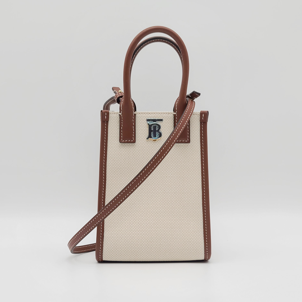 【BURBERRY】 FRANCES MICRO TOTE BAG