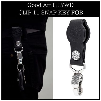 Good Art HLYWD Keychains & Holders Flower Patterns Unisex Street Style Logo Keychains & Holders