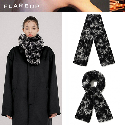 ★BTS着用BRAND★FLARE UP★Mazy Fur Muffler