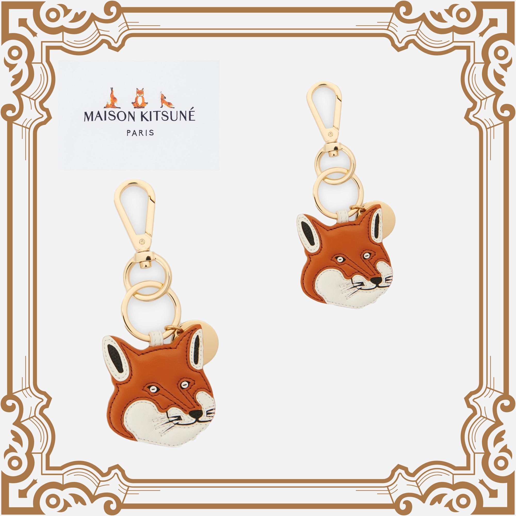 【希少!!】 【☆可愛い☆】メゾン キーリング レザー フォックス キツネ ファッション雑貨・小物その他 【希少!!】 【☆可愛い☆】メゾン キーリング レザー フォックス キツネ ファッション雑貨・小物その他