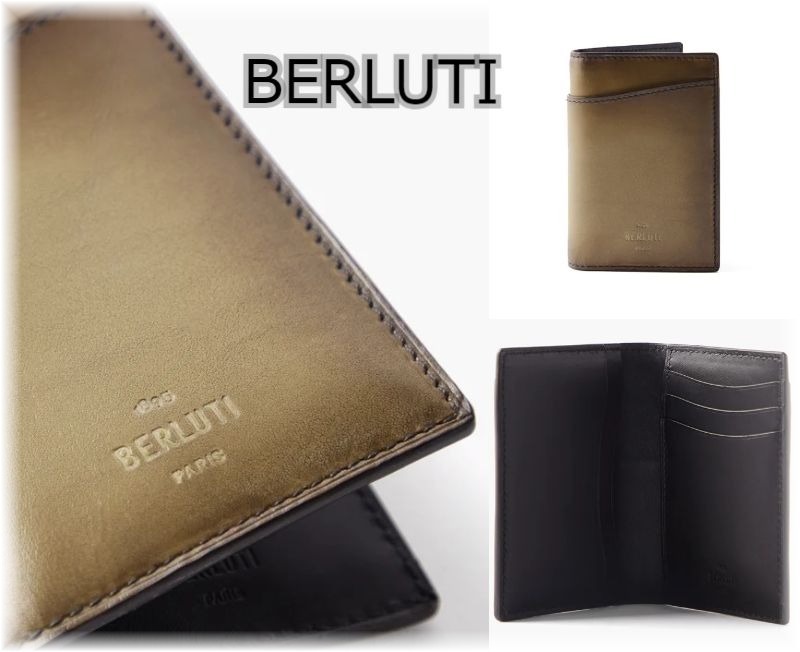 BERLUTI【関税負担なし】☆二つ折り カードケース☆ - www.tecnofast