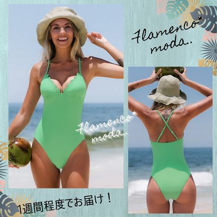 グリーン(緑)系 ワンピース水着(レディース) - 海外通販のBUYMA