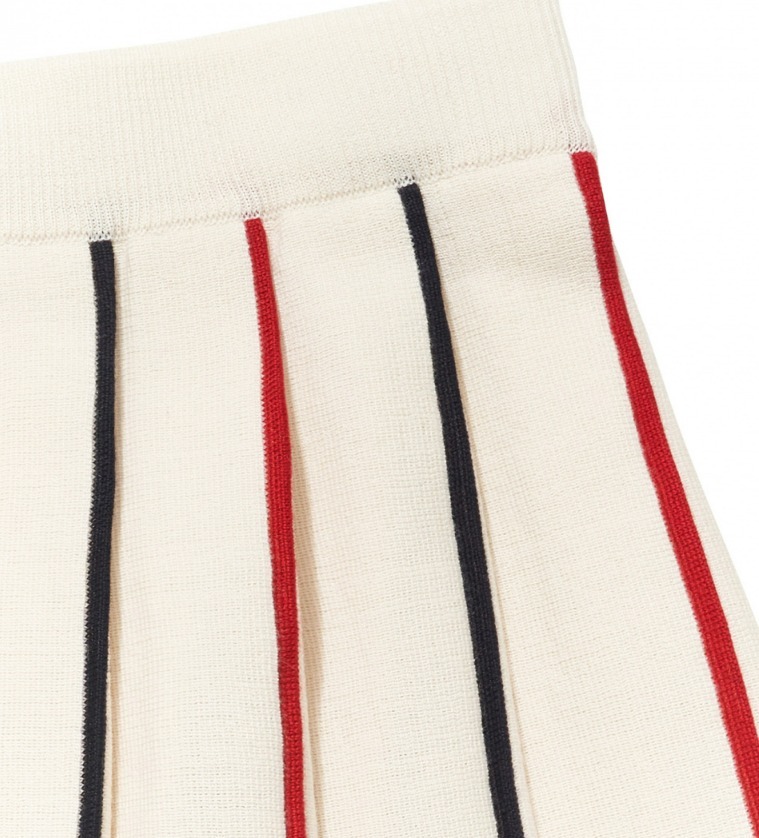 GREENICH] 韓国☆Knitwear Pleats Skirt 全2色 (Greenich