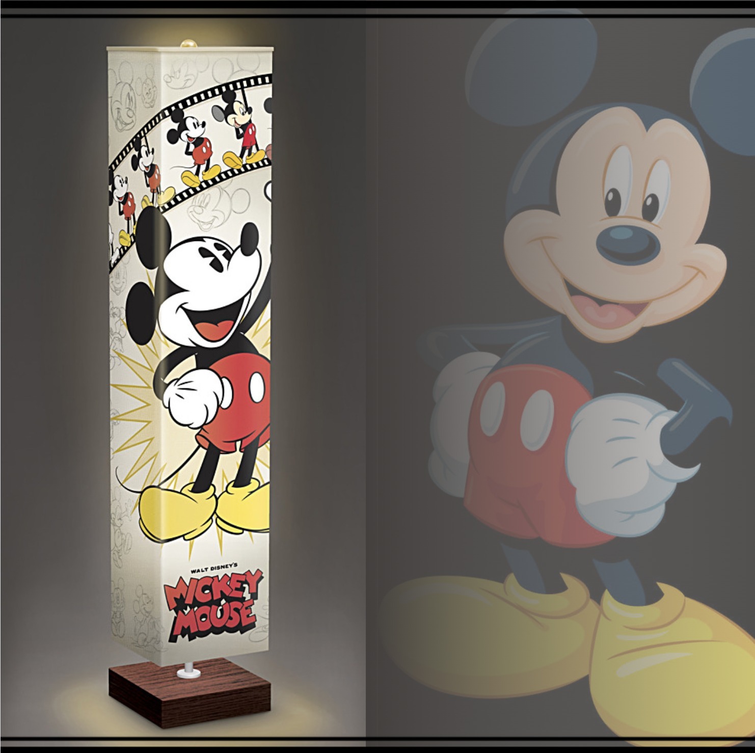 ディズニー ミッキーマウス キャラクター フロアランプ Disney