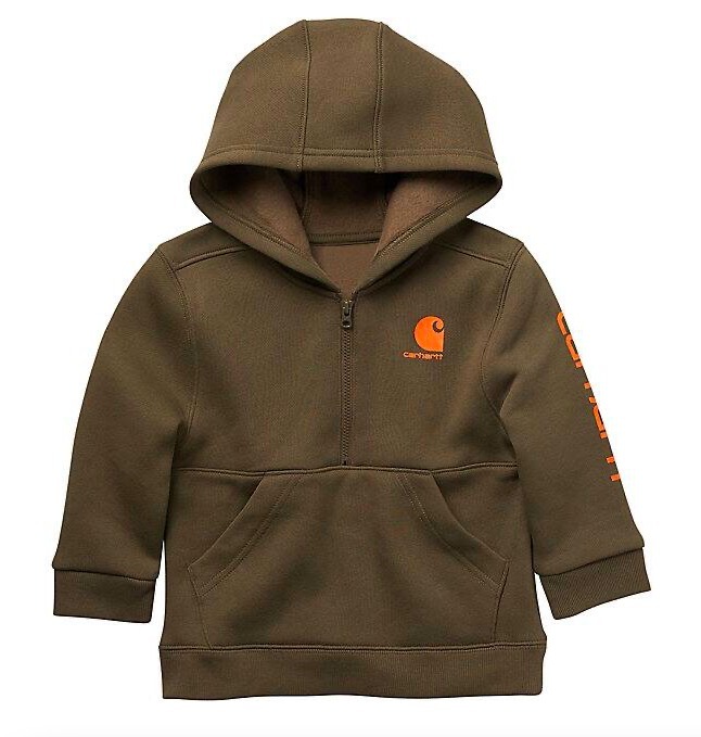 Carhartt ベビー用トップス 【カーハート】ハーフジップフーディー(5)