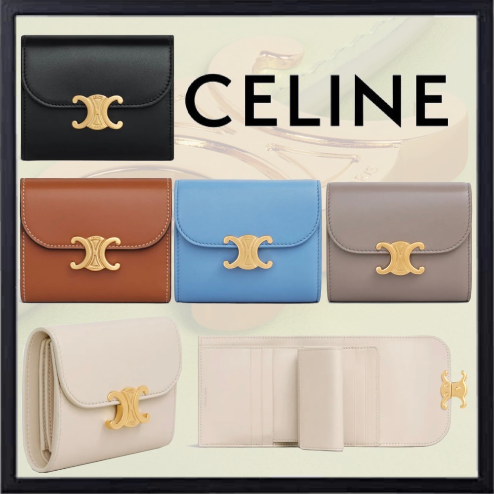 人気◇CELINE◇スモール トリオンフウォレット 三つ折り 人気◇CELINE◇スモール トリオンフウォレット 三つ折り