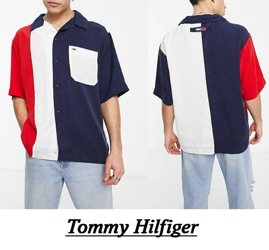 国内外の人気集結! Jeans★ ★Tommy アーカイブ シャツ キャンプ カラーブロック シャツ 国内外の人気集結! Jeans★ ★Tommy アーカイブ シャツ キャンプ カラーブロック シャツ