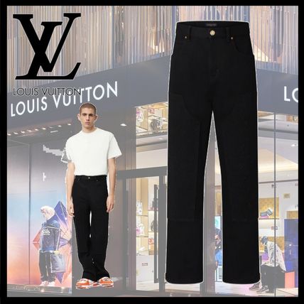 ブラック(黒)系 Louis Vuitton x デニム・ジーパン(メンズ) - 海外