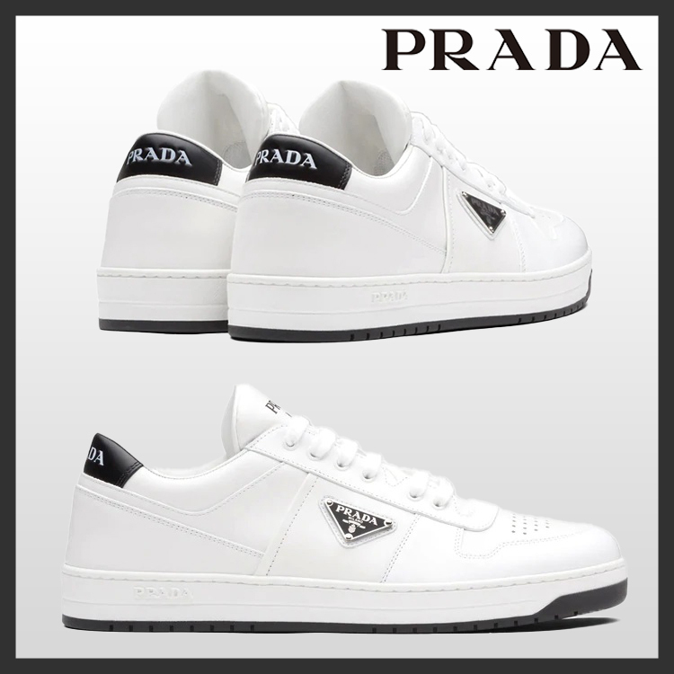 大勧め PRADA☆プラダ スニーカー【国内・関税込】 レザー