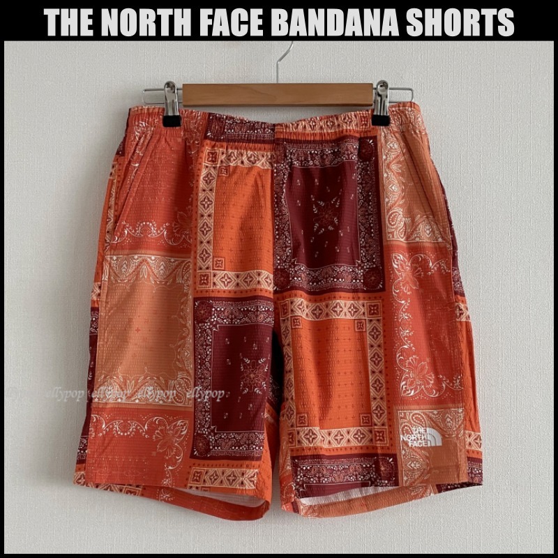海外限定 THE NORTH FACE BANDANA SHORTS バンダナ ハーフパンツ