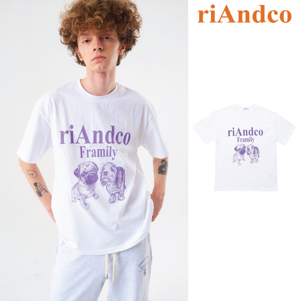 【riAndco】[M] Framily Tee W/P