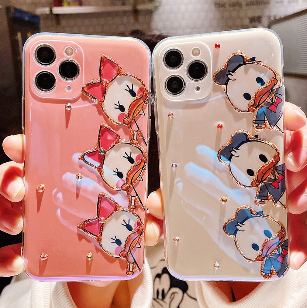 アウトレット Disney Donald Duck & Daisy iPhone専用ゼリーケース