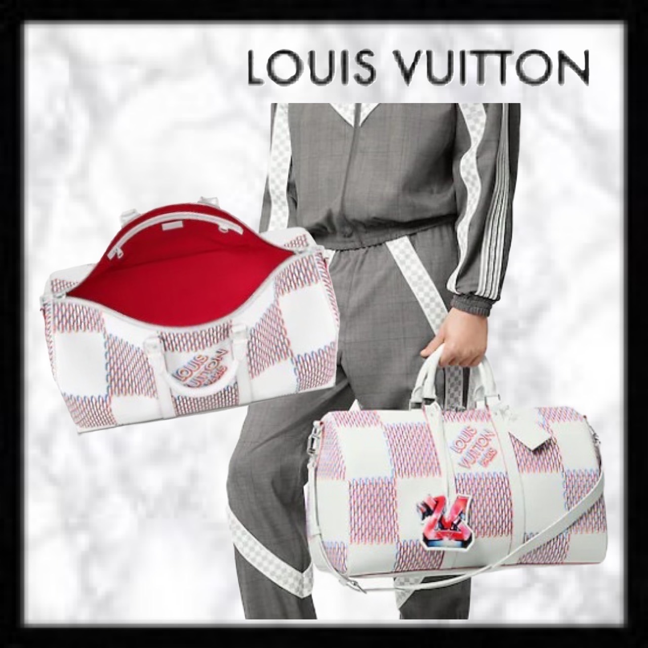 良好品】 新作 Louis Vuitton ルイヴィトン キーポル50B ボストン 良好品】 新作 Louis Vuitton ルイヴィトン キーポル50B ボストン