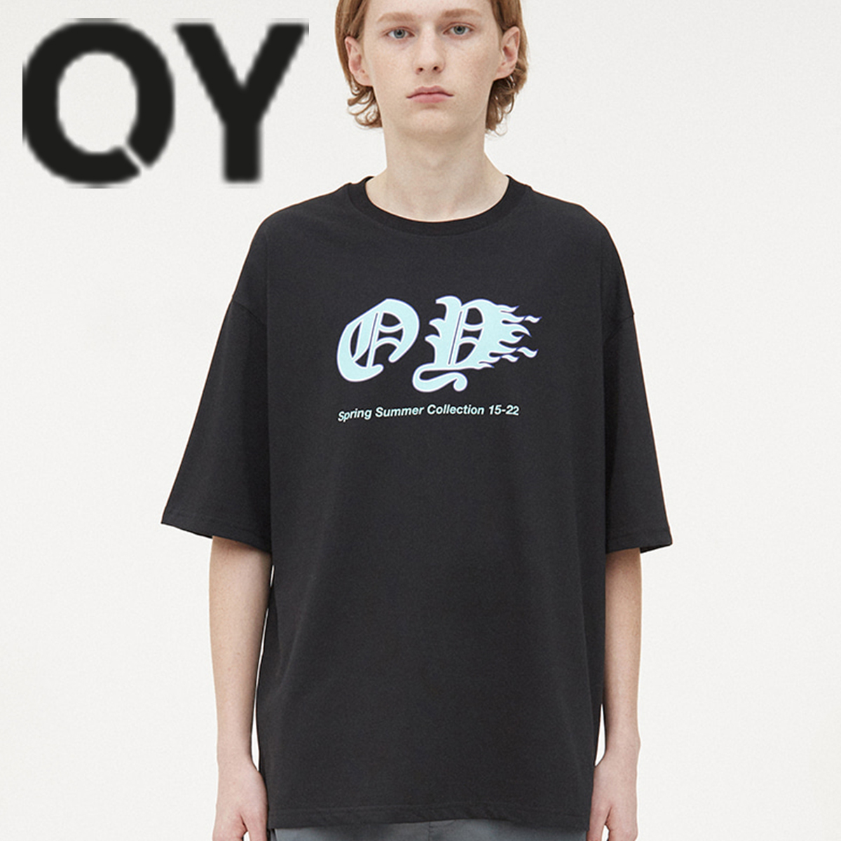 ★OY★FLAME LOGO T-BLACK★正規品/韓国直送料込/ユニセックス