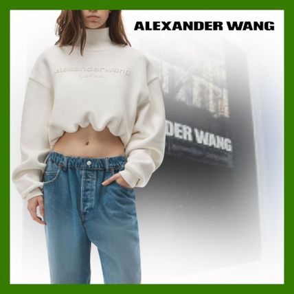 2022 SS Alexander Wang(アレキサンダーワン) - 海外通販のBUYMA 【希少!!】 ❇️AlexanderWang正規22新作アレキサンダーワンスリーブフーディー4色 トレーナー/スウェット