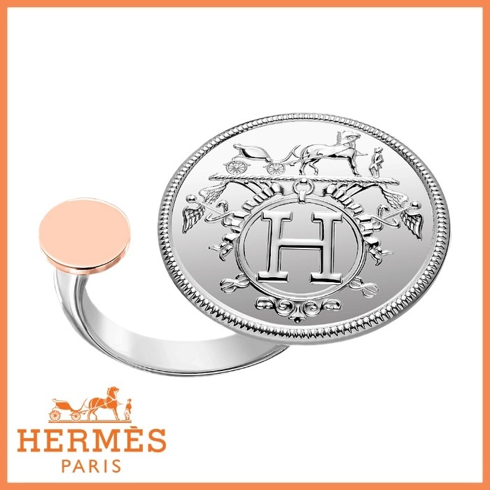 HERMES リング エクスリブリス ミディアムモデル