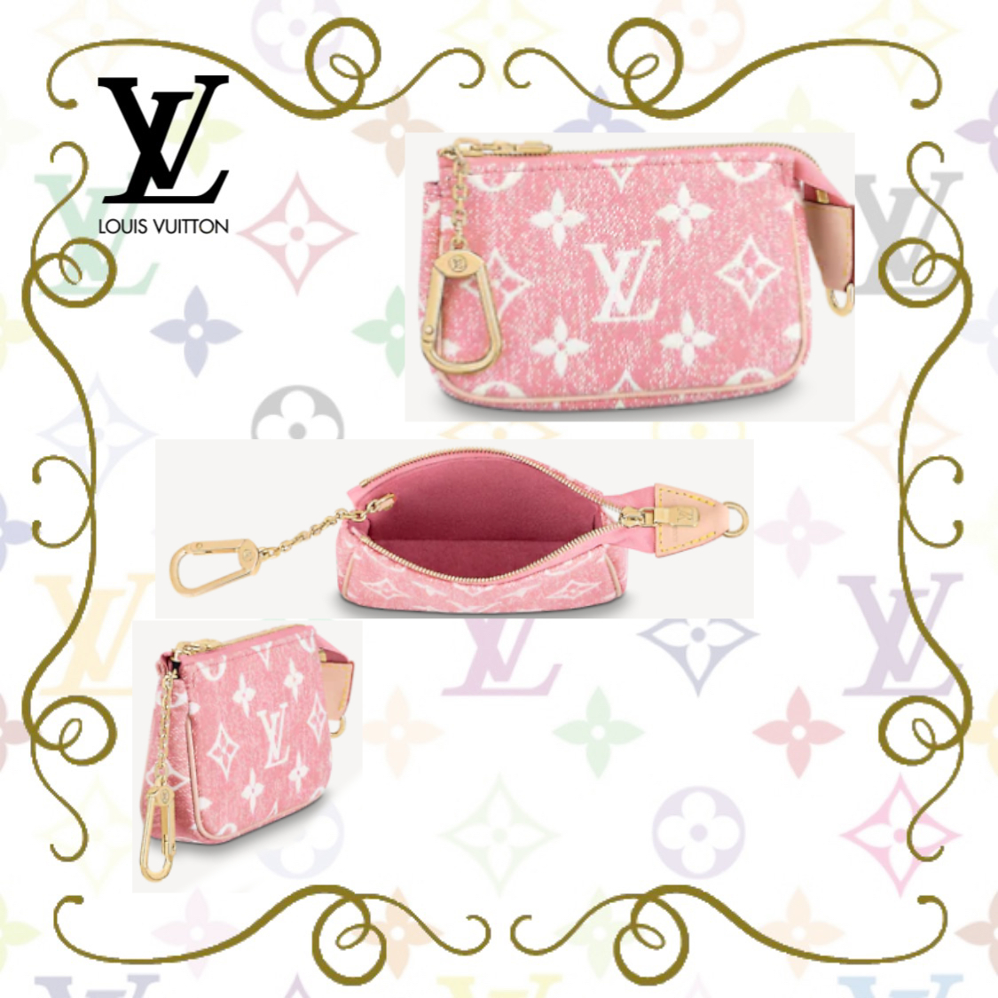 Louis Vuitton】 マイクロ ポシェット アクセソワール ポーチ cutacut.com
