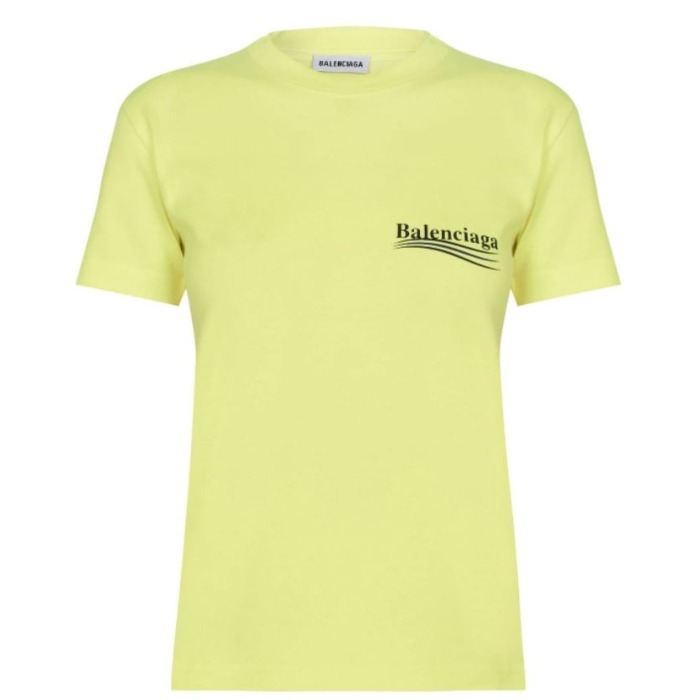 バレンシアガ Tシャツ ロゴ クルーネック POLITICAL バレンシアガ Tシャツ ロゴ クルーネック POLITICAL
