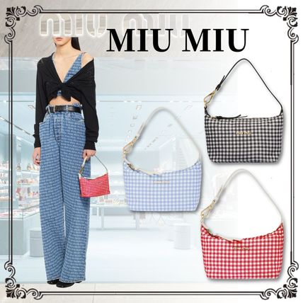 ギンガムチェック MiuMiu x バッグ・カバン(レディース) - 海外通販のBUYMA