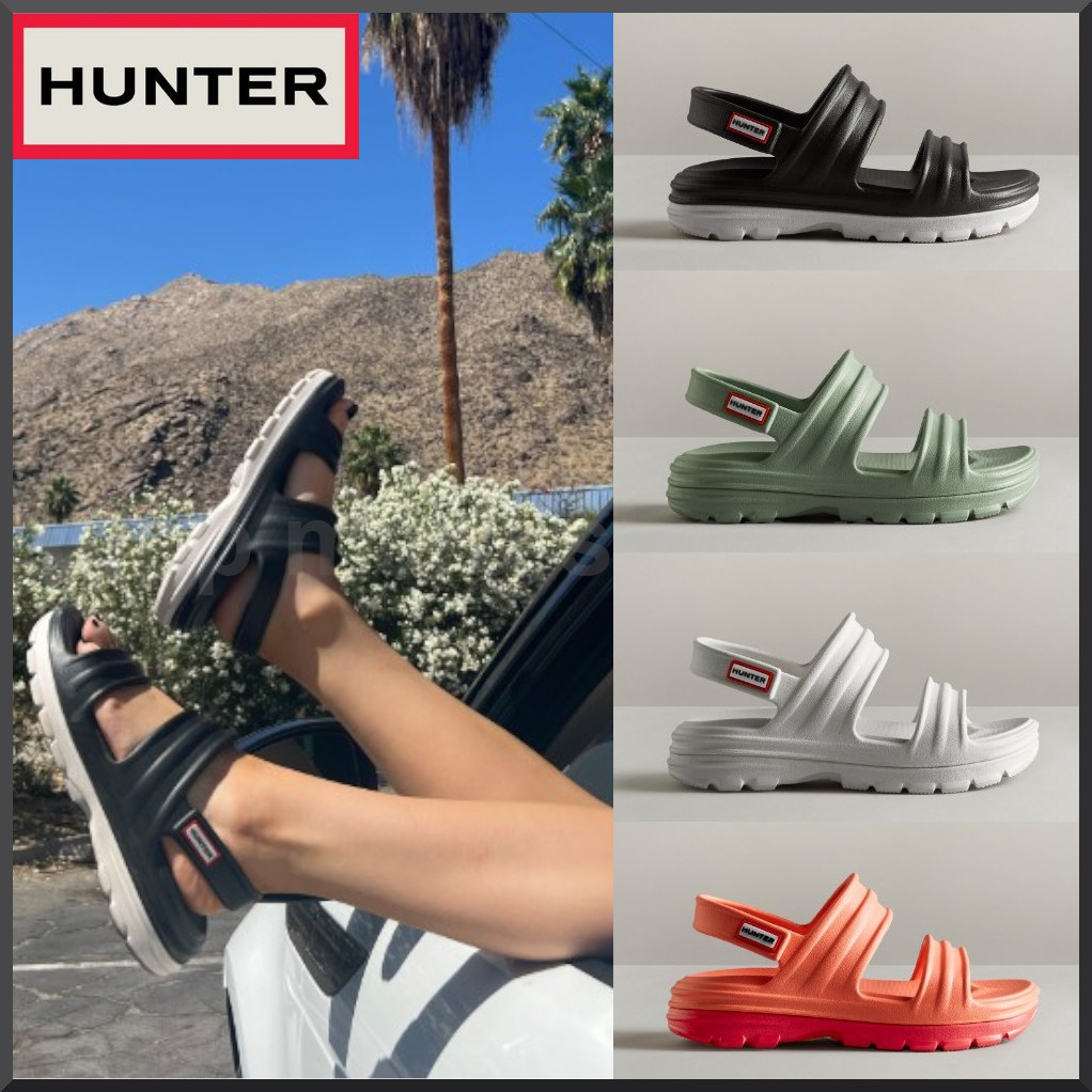 HUNTER◆Bloom Algae◆ブルーム ストラップサンダル 軽量 柔軟