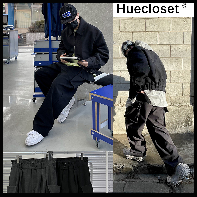 【HUECLOSET】★送料・関税込★Soild Cargo slacks 2色
