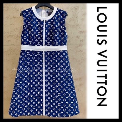 Louis Vuitton 2023-24FW Louis Vuitton ☆1ABYHV ☆Monogram T-Shirt Dress