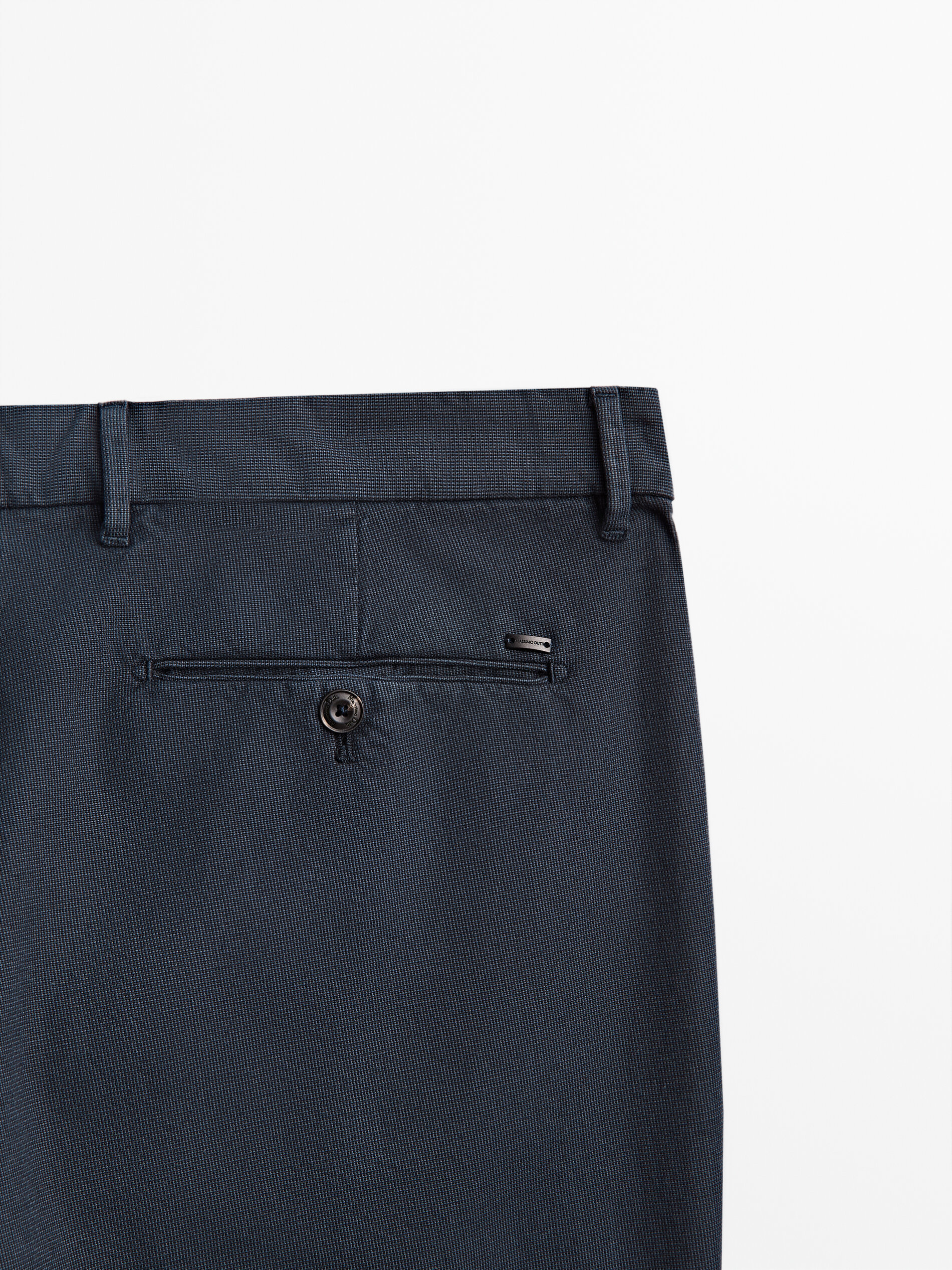 Massimo Dutti パンツ・ボトムスその他 Massimo Dutti☆綿チェックテクスチャーチノパンツ/追跡付送料込(15)